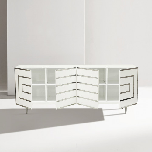 ТУМБА WHITE&CHROME в магазине Albero