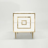 ТУМБА ПРИКРОВАТНАЯ WHITE&BRASS в магазине Albero