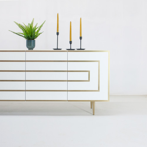 ТУМБА WHITE&BRASS в магазине Albero