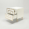 ТУМБА ПРИКРОВАТНАЯ WHITE&BRASS в магазине Albero