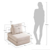 Кресло-кровать Флекс бежевая от Bradexhome