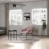 Комплект кресло ALEX и оттоманка ALEX пудровый от Bradexhome