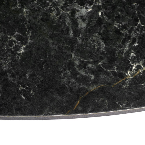 Стол Aura D110, керамогранит Wacom, чёрный