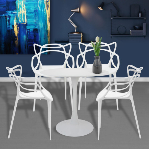 Стол Tulip диам.100см, белый от Bradexhome
