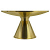 Кофейный столик Atlant диам.80см x 45см, золотой, металл, керамика от Bradexhome
