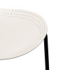 Стул Wave белый с черными ножками от Bradexhome