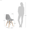 Стул Eames серый от Bradexhome