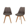 Комплект из 2-х стульев Eames Bon латте от Bradexhome