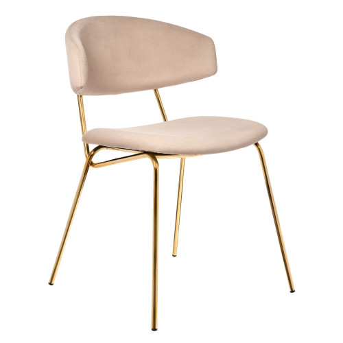 Стул Elle латте с золотыми ножками RF 0780 от Bradexhome