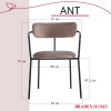 Стул Ant латте от Bradexhome