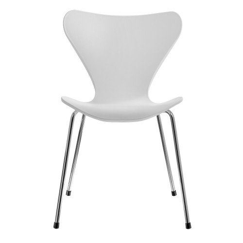 Комплект из 2-х стульев Seven Style белый с хромированными ножками от Bradexhome
