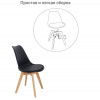 Комплект из 2-х стульев Eames Bon чёрный от Bradexhome