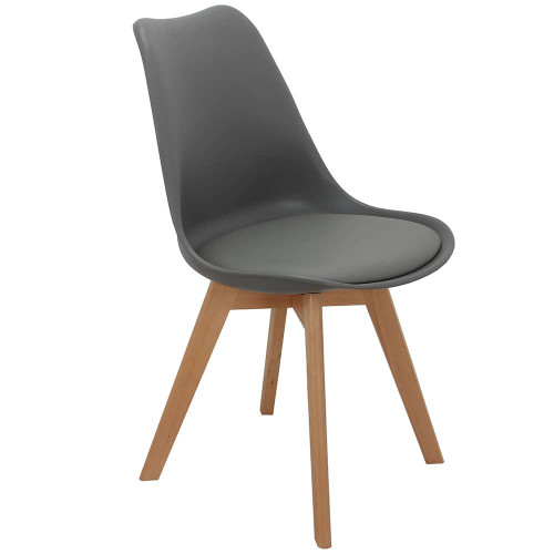 Комплект из 4-х стульев Eames Bon серый от Bradexhome