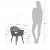Стул Bruno бежевый от Bradexhome