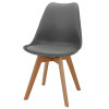 Комплект из 4-х стульев Eames Bon серый от Bradexhome