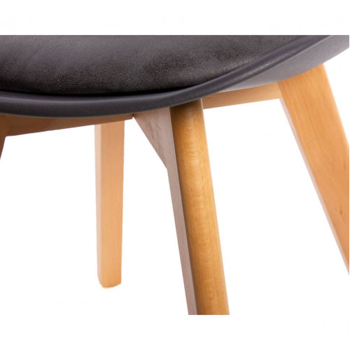 Комплект из 2-х стульев Eames Bon чёрный от Bradexhome