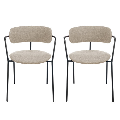 Комплект из 2-х стульев Ant букле латте от Bradexhome