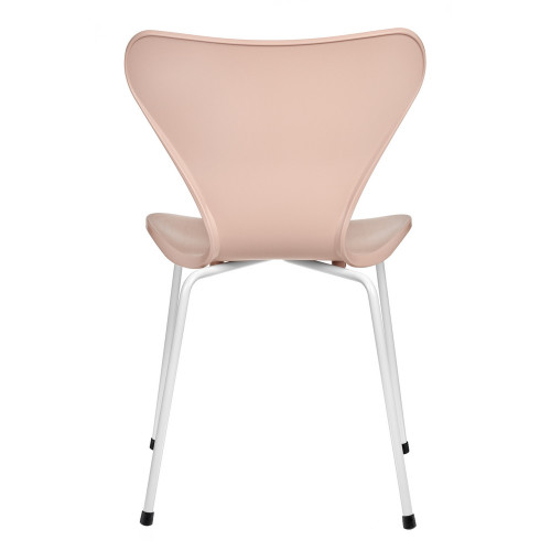 Стул Seven Style пудровый с белыми ножками от Bradexhome