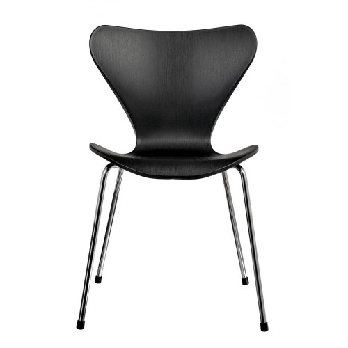 Комплект из 2-х стульев Seven Style чёрный с хромированными ножками от Bradexhome