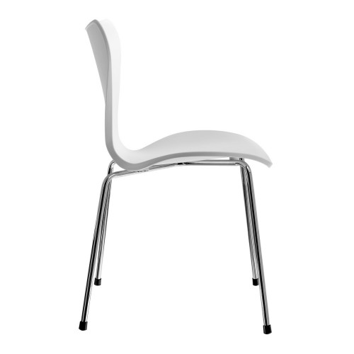 Комплект из 2-х стульев Seven Style белый с хромированными ножками от Bradexhome