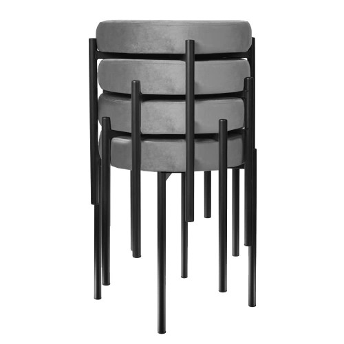 Комплект стульев-табуретов Bug серый от Bradexhome