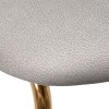 Стул Elle серый с золотыми ножками RF 0781 от Bradexhome