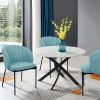 Стул Milan бирюзовый от Bradexhome