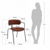 Комплект из 2-х стульев Ant букле латте от Bradexhome