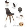 Комплект из 4-х стульев Eames Bon латте от Bradexhome