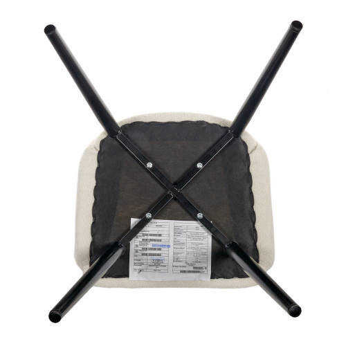 Стул Bruno белый, искусственный мех от Bradexhome