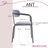 Стул Ant серый от Bradexhome
