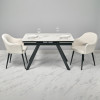 Стул Bruno белый, искусственный мех от Bradexhome