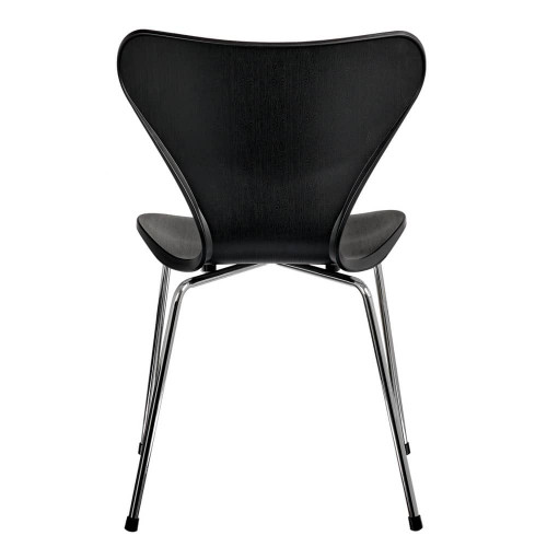 Комплект из 2-х стульев Seven Style чёрный с хромированными ножками от Bradexhome