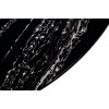 30B-85511 Стол журнальный овальный черный / хром 120*65*41см