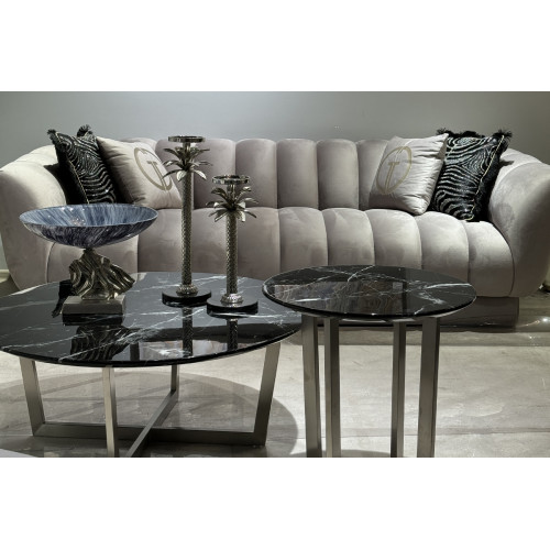 33FS-CT2029-BS Стол журнальный Nero d100х40,6 см