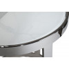 47ED-ET081S Столы журн(наб из 2шт)стекло мрам/хром d60*60/d46*50