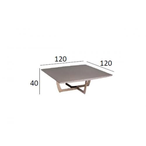 58DB-CT14803 Стол журнальный Space 120*120*40см