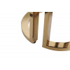 GD-ET002 Стол журнальный D'Oro Garda Decor черный мрам. d50*50см