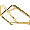 GY-ET2051214GOLD Стол журнальный прозр.стекло/золото 50*50*50см