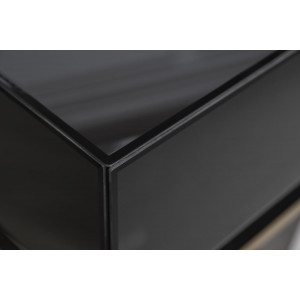 KFG058 Консоль черная 2 ящика  120*42*77см
