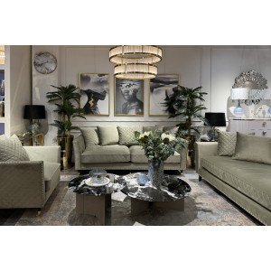 Диван Sorrento 220 трехмест., велюр оливковый Colt1002-OLIV 220*101*88см