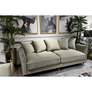 Диван Sorrento 220 трехмест., велюр оливковый Colt1002-OLIV 220*101*88см