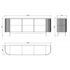 77IP-CH2072 Комод Scala 200*42*80см