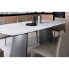 160KD-60061 Стол обеденный, керамика Johannesburg белая 240*100*75см