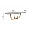 58DB-DT14803 Стол обеденный Space L 240*100*76см