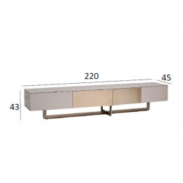58DB-TV14803 Тумба под телевизор Space L 220*45*43см