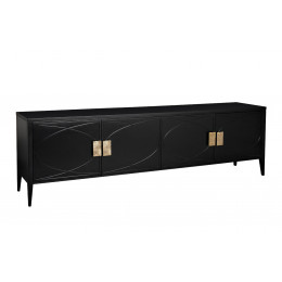 151SV-00005 Тумба под TV черная 200*60*40см