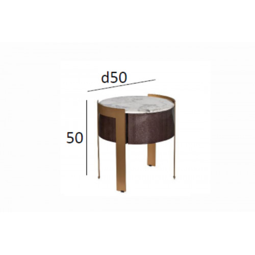 58DB-NS20001 Тумба Sevilla d50*50см