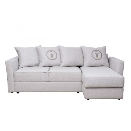 Диван Sorrento 230 с канапе трехмест.раскл (Еврокнижка) Koza3803-SVSER+Nev83 230*156*90см