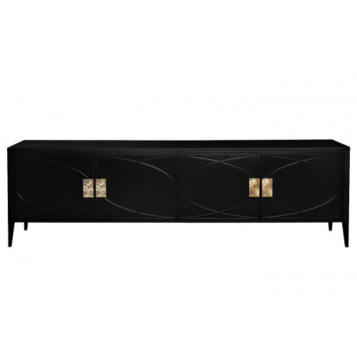 151SV-00005 Тумба под TV черная 200*60*40см
